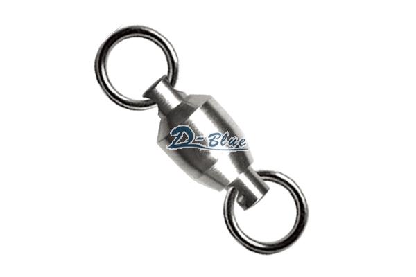 100pcs Size 2 Ball Bearing Swivels With Split Rings – Nickel Finish – For Spinnerbaits